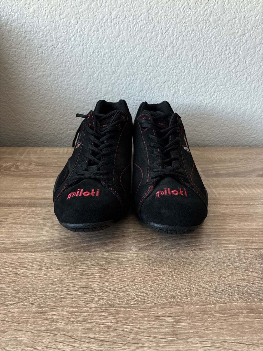 Piloti Prototipo Corvette C7 Limited Edition Black Red Driving Shoes size 13